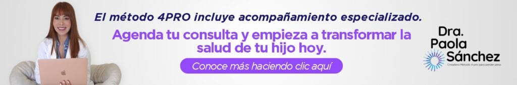 Obesidad infantil- Método 4PRO- Dra. Paola Sánchez
