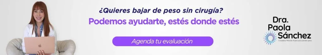 Cómo bajar de peso sin cirugía - Dra. Paola Sánchez