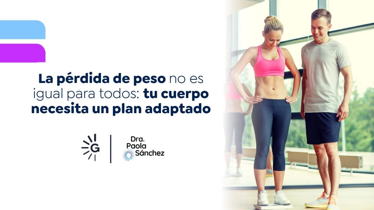 Pérdida de peso en hombres y mujeres-Dra. Paola Sánchez
