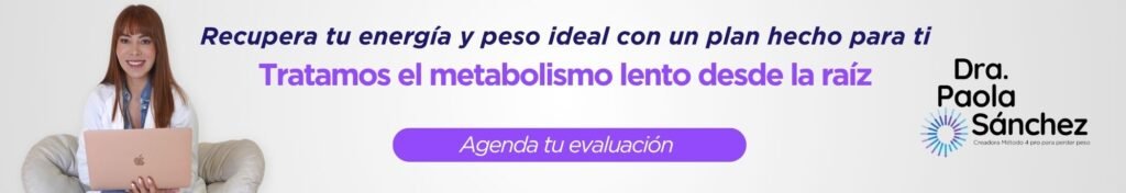 Metabolismo lento síntomas tratados por la Dra. Paola Sánchez