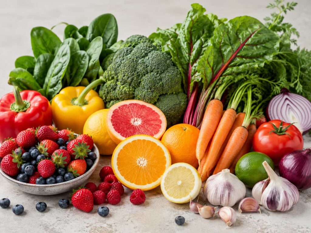 Dieta desinflamatoria - Vegetales, frutas y antioxidantes - Paola Sanchez