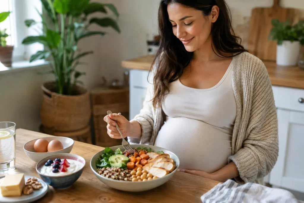 Incluye una fuente de proteína en tus comidas - Antojos en el embarazo 7 consejos para manejarlos sin culpa - Dra Paola Sanchez