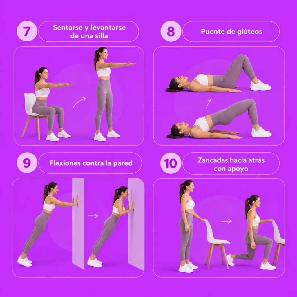 Ejercicios para bajar de peso rápido para mujeres 10 opciones fáciles para empezar -Ejercicios cardiovasculares de bajo impacto - Dra Paola Sanchez 2