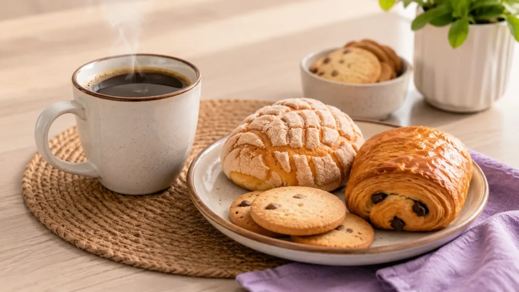 desayuno saludable colombiano - Puesto 10. Café con galletas o pan dulce Dra Paola Sanchez