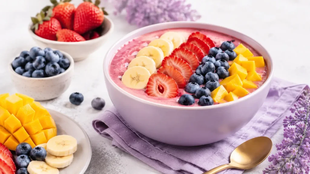 desayuno saludable colombiano - Puesto 8. Smoothie solo de frutas - Dra Paola Sanchez