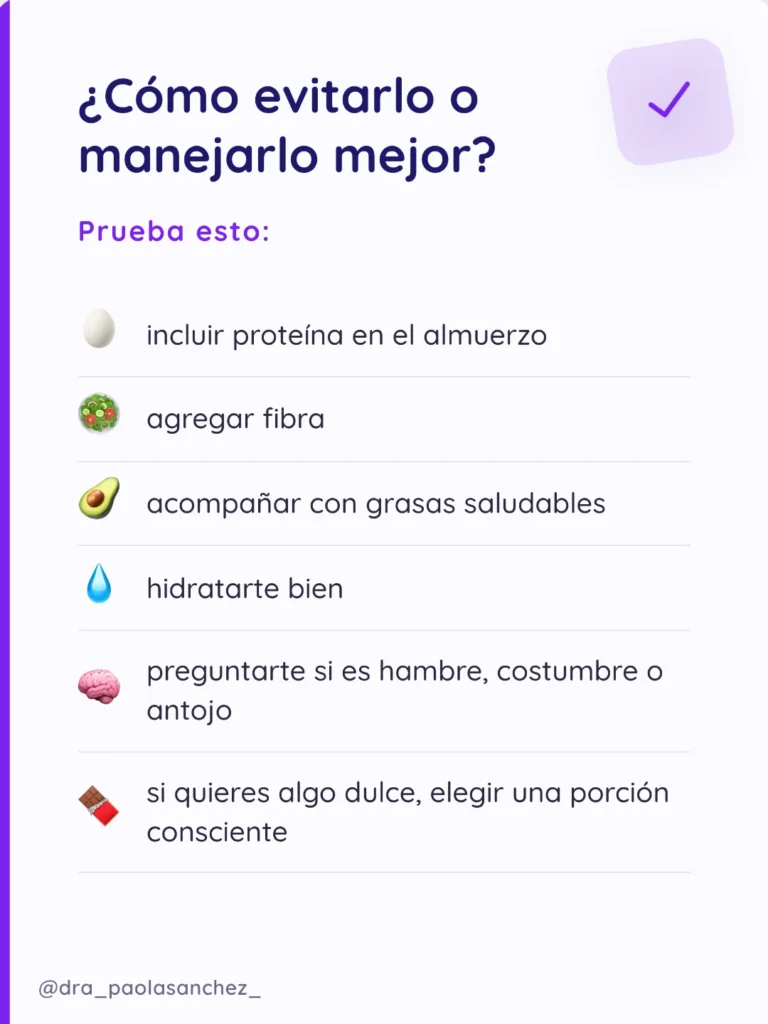Por qué me dan ganas de comer dulce Conoce qué hay detrás de tus antojos - Dra Paola Sanchez 5