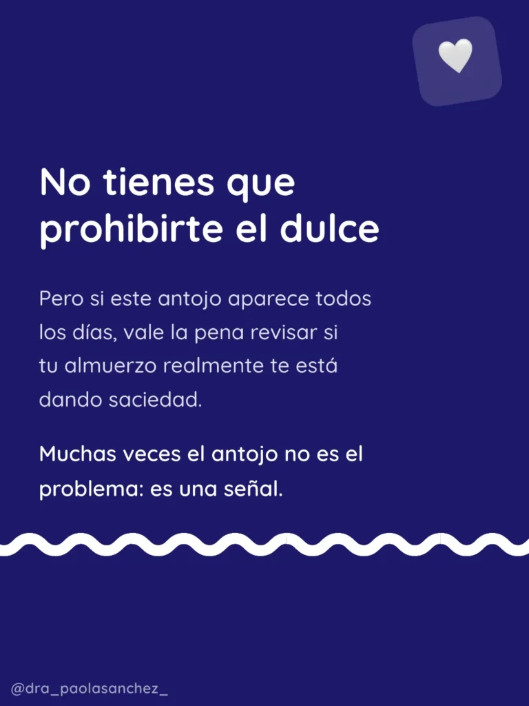 Por qué me dan ganas de comer dulce Conoce qué hay detrás de tus antojos - Dra Paola Sanchez 6