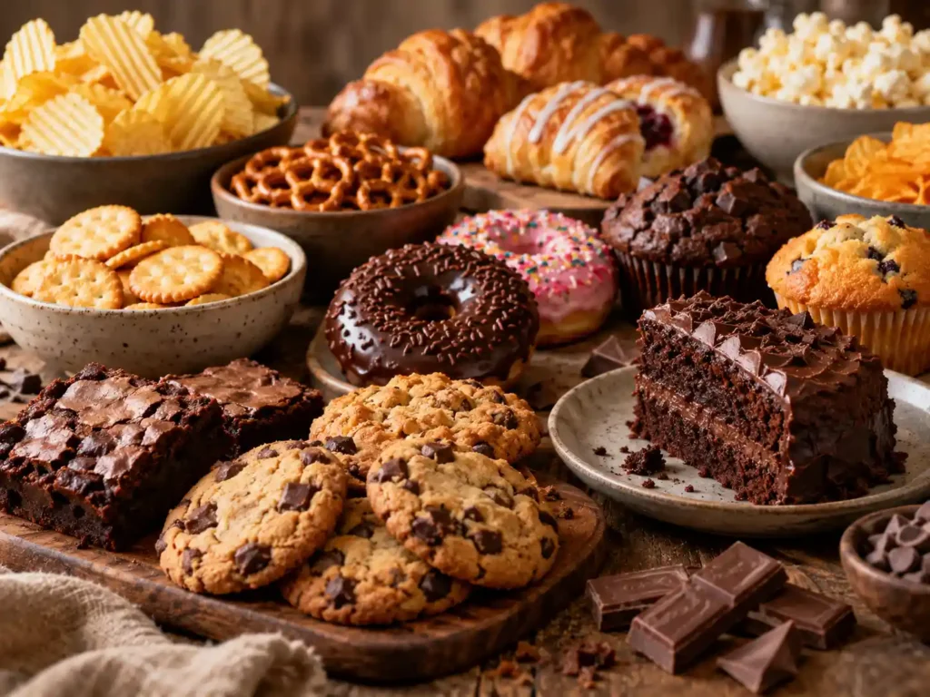 alimentos que engordan - Postres, snacks y productos de alta densidad calórica - Dra Paola Sánchez